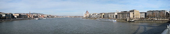 Budapest panorama du fleuve